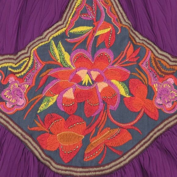 Free People Marcella Halter Mini Dress Size Small Feminine Romantic Embroidered - Picture 3 of 10